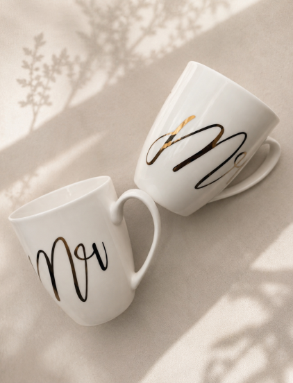 Mr & Mrs Coffee Mug set